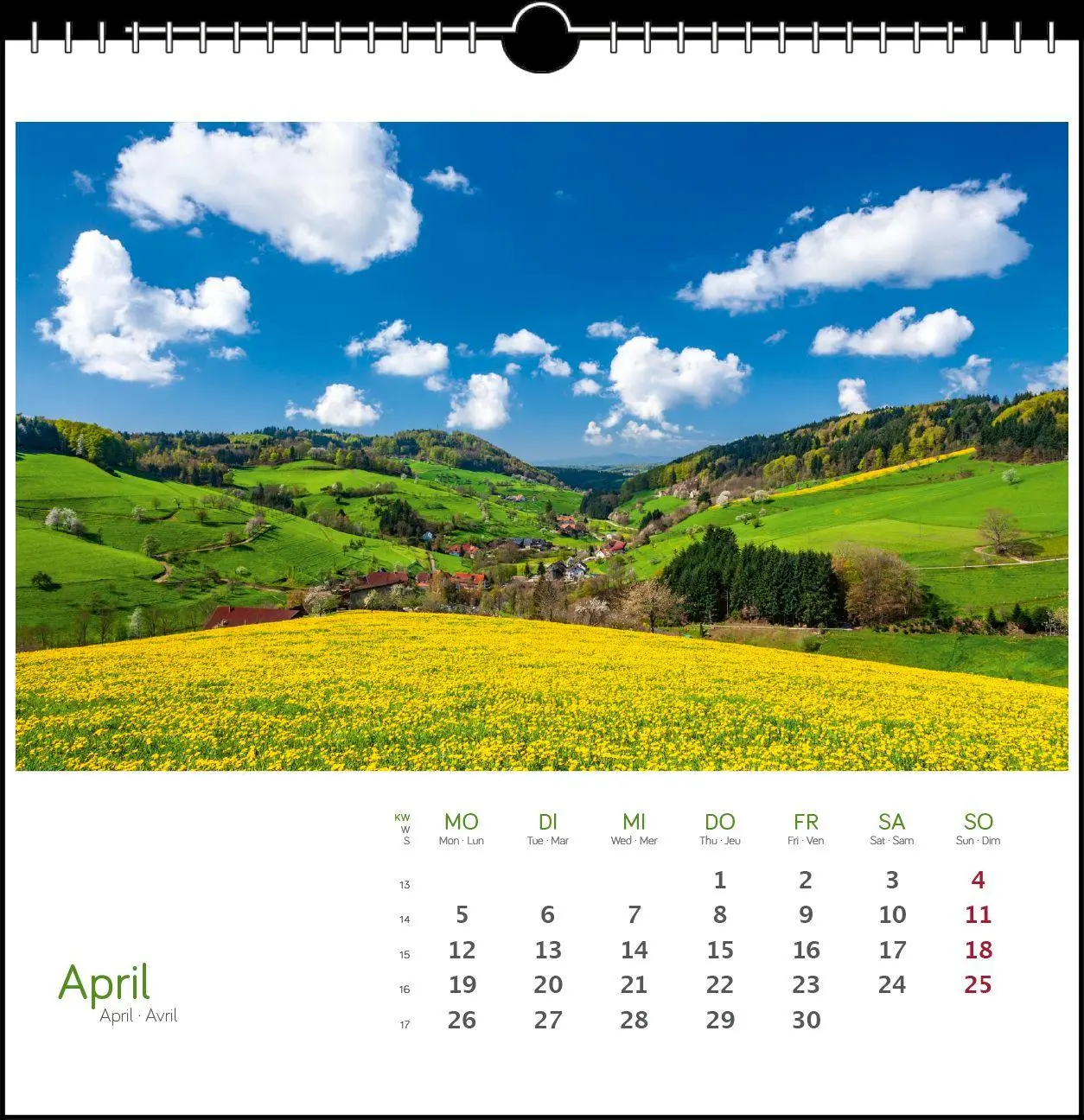 Bild: 9783861926139 | Schwarzwald 2027 | Postkarten-Tischkalender | Clemens Emmler | 13 S.