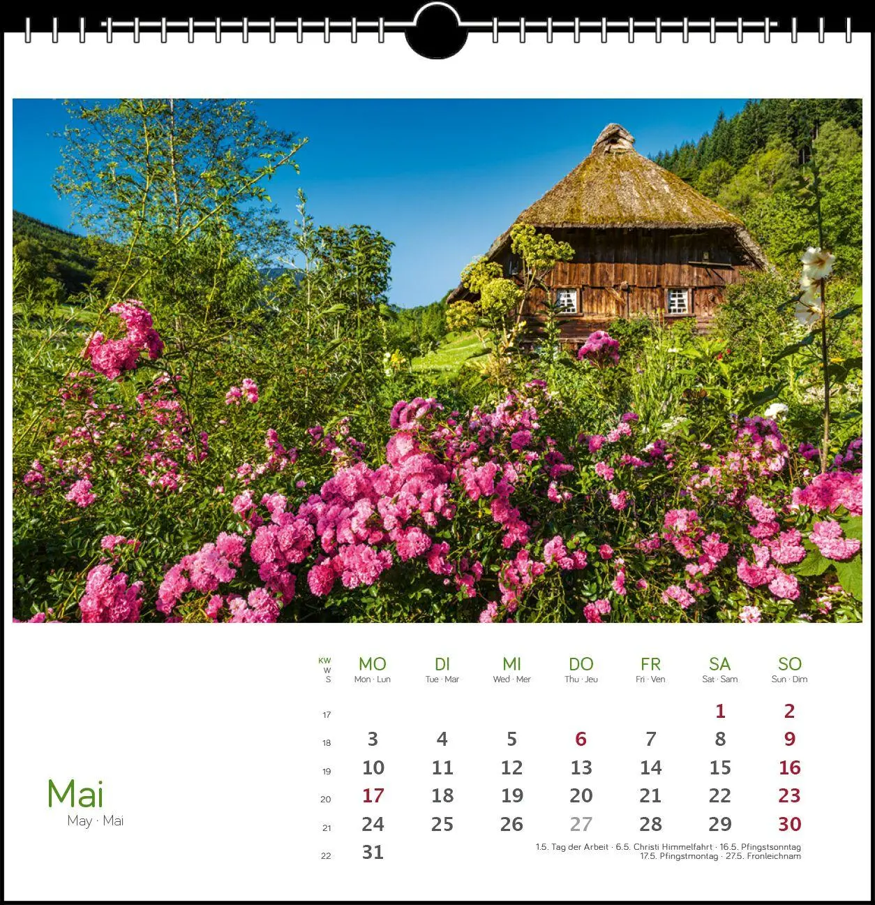 Bild: 9783861926139 | Schwarzwald 2027 | Postkarten-Tischkalender | Clemens Emmler | 13 S.
