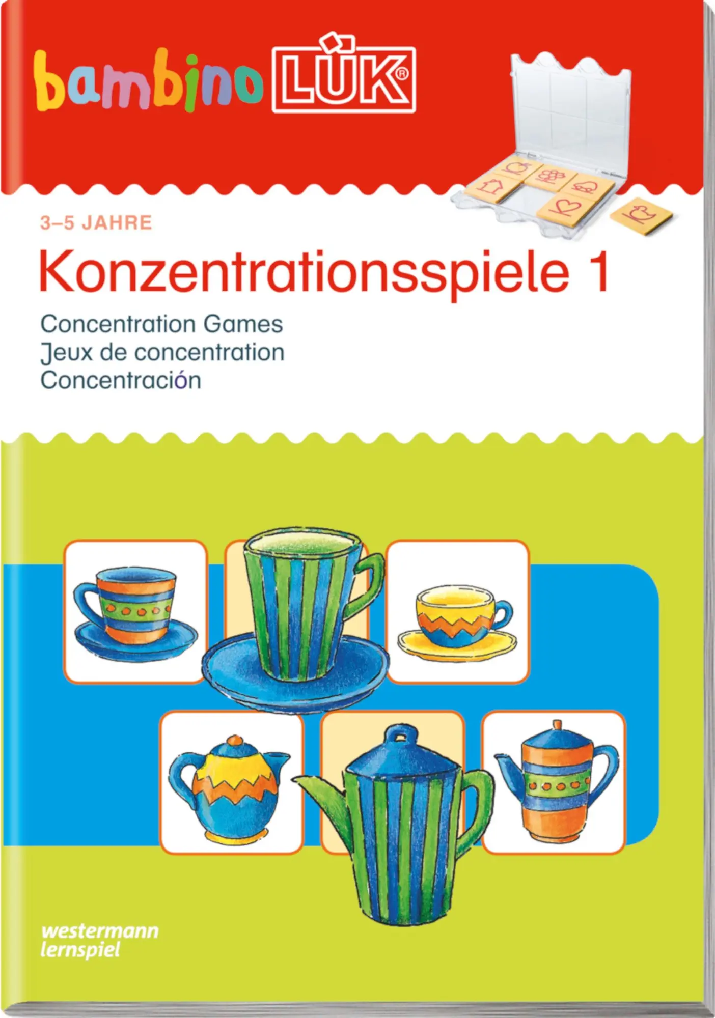 Cover: 9783894146139 | LÜK. Bambino. Konzentrationsspiele 1 | Für Kinder ab 3 J | Ute Ohlms