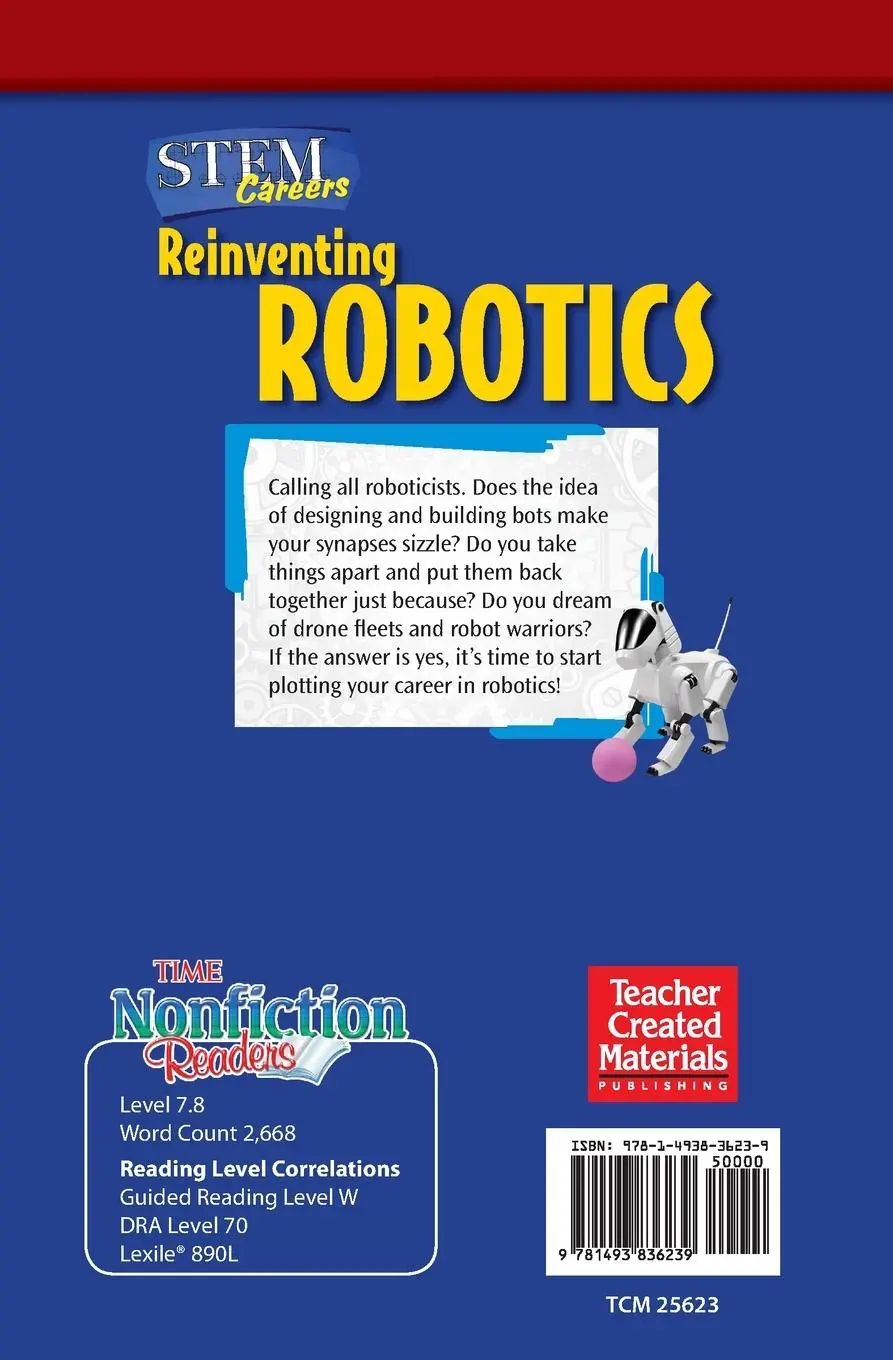 Rückseite: 9781493836239 | STEM Careers | Reinventing Robotics | Saskia Lacey | Taschenbuch