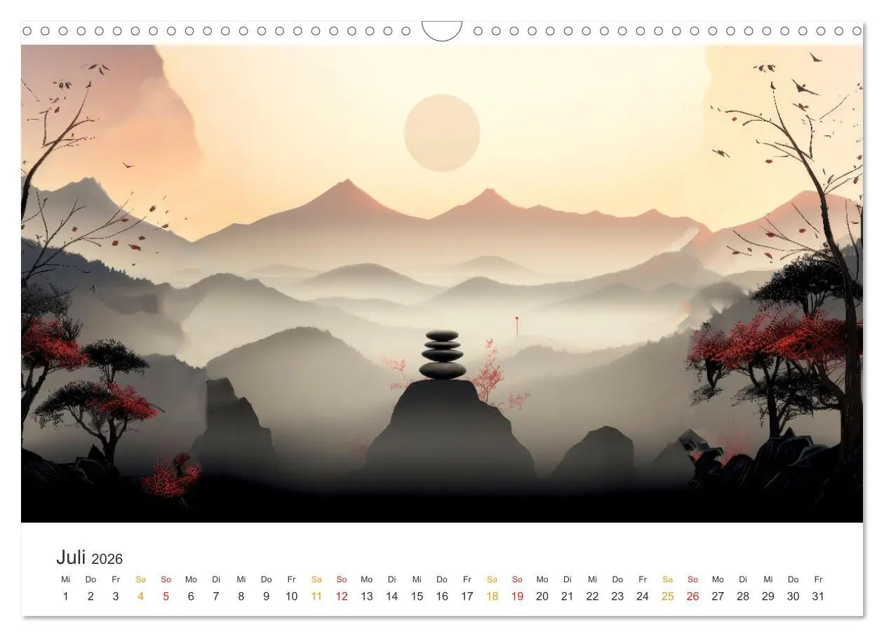 Bild: 9783457306239 | Japan - Kunst der Traditionen (Wandkalender 2026 DIN A3 quer),...