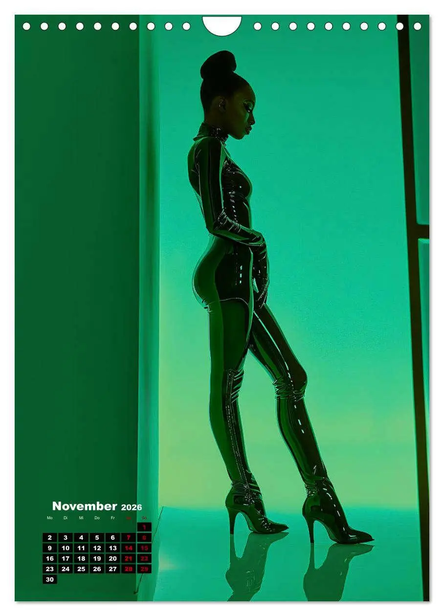 Bild: 9783516256239 | Latex-Girls (Wandkalender 2026 DIN A4 hoch), CALVENDO Monatskalender