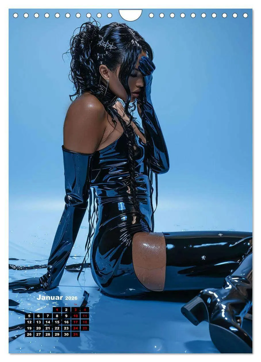 Bild: 9783516256239 | Latex-Girls (Wandkalender 2026 DIN A4 hoch), CALVENDO Monatskalender