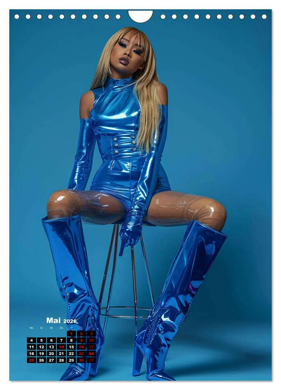 Bild: 9783516256239 | Latex-Girls (Wandkalender 2026 DIN A4 hoch), CALVENDO Monatskalender