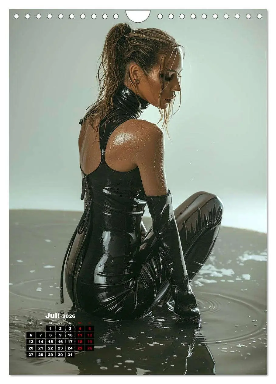 Bild: 9783516256239 | Latex-Girls (Wandkalender 2026 DIN A4 hoch), CALVENDO Monatskalender