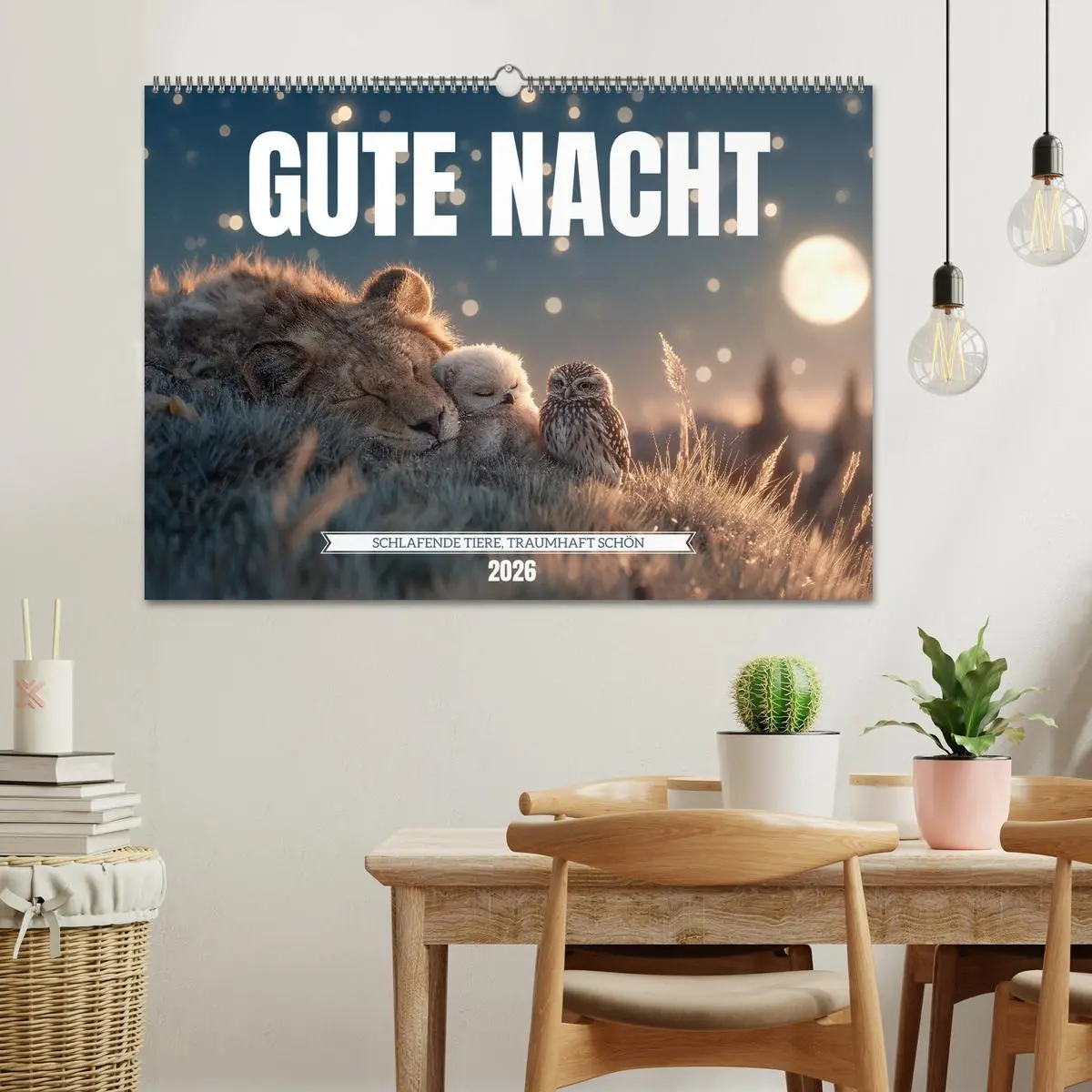 Bild: 9783516636239 | GUTE NACHT - Schlafende Tiere, traumhaft schön (Wandkalender 2026...