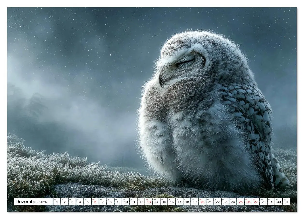 Bild: 9783516636239 | GUTE NACHT - Schlafende Tiere, traumhaft schön (Wandkalender 2026...