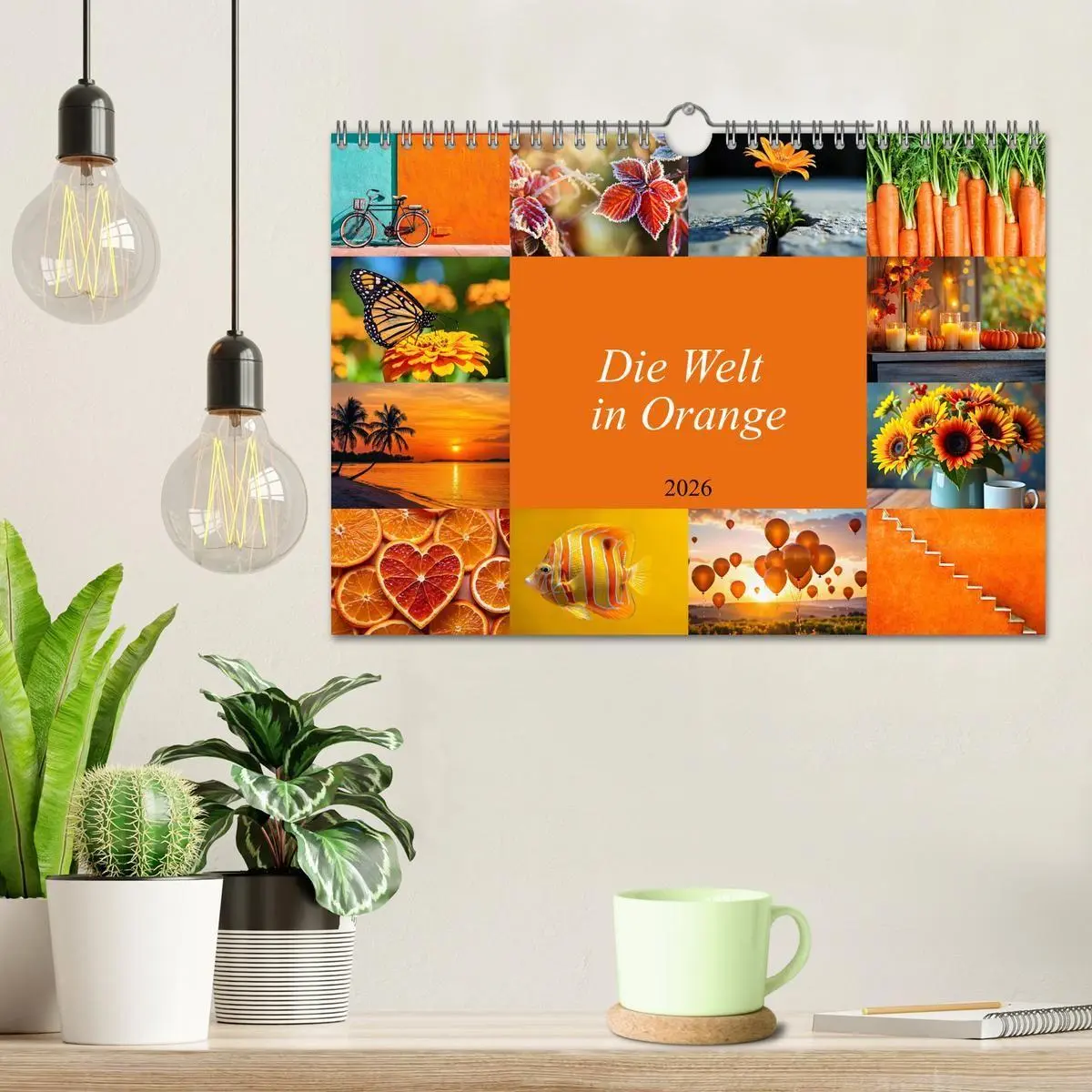 Bild: 9783516706239 | Die Welt in Orange (Wandkalender 2026 DIN A4 quer), CALVENDO...