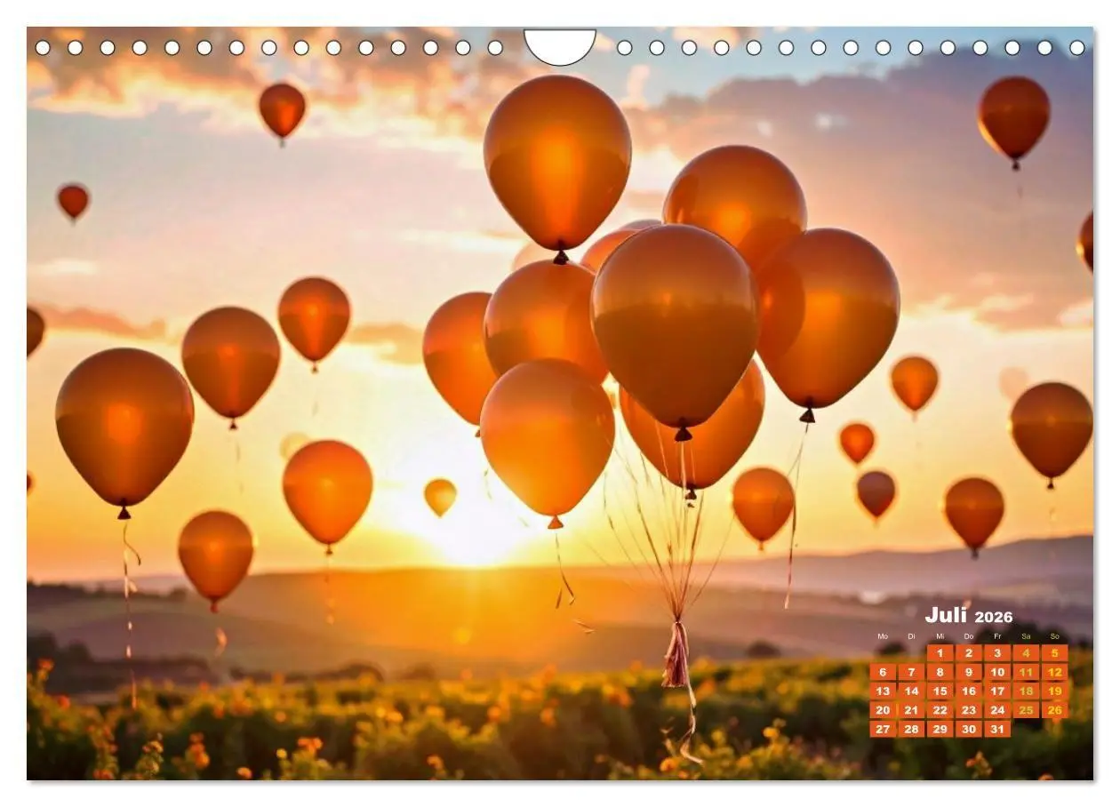 Bild: 9783516706239 | Die Welt in Orange (Wandkalender 2026 DIN A4 quer), CALVENDO...
