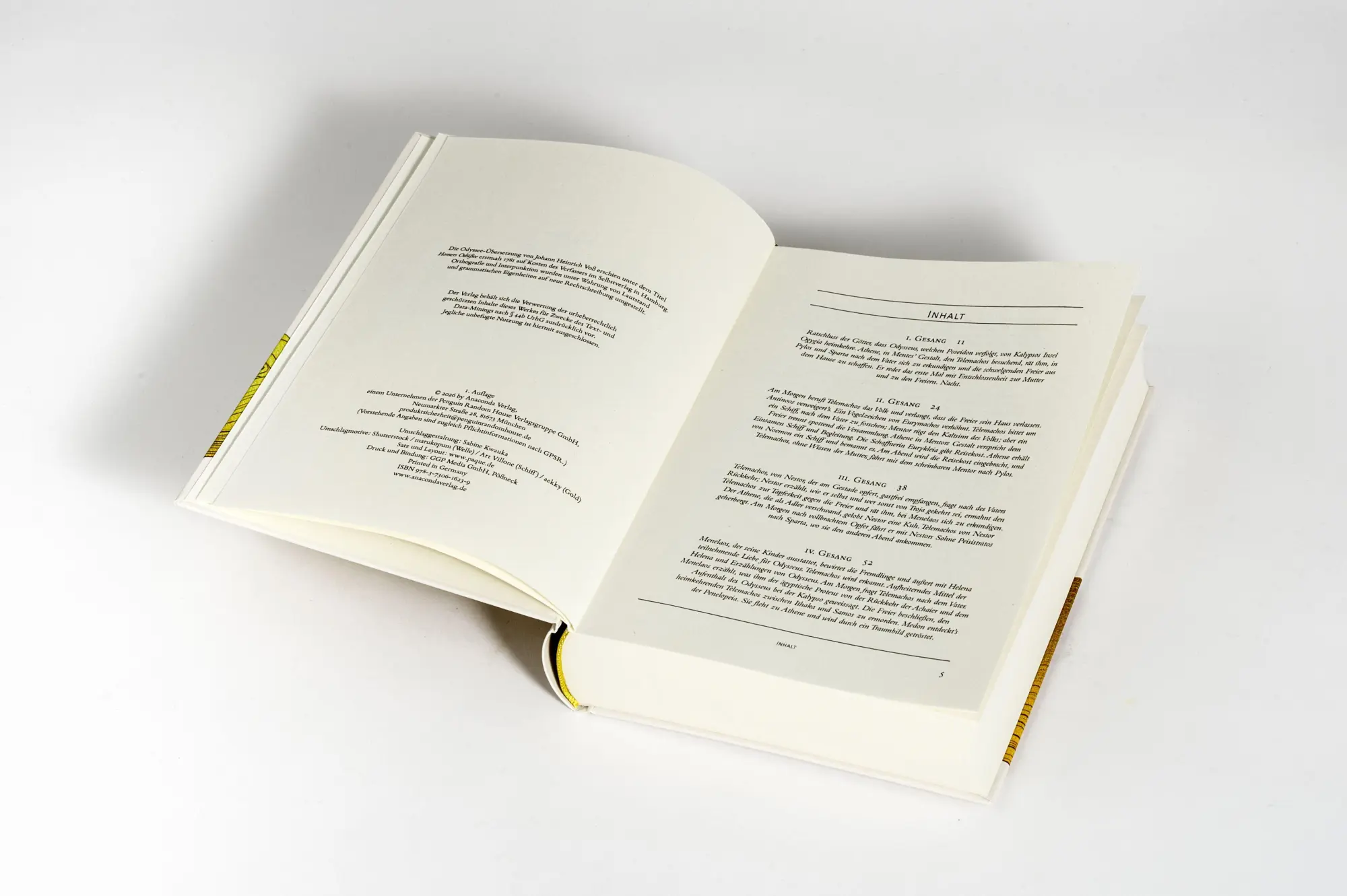 Bild: 9783730616239 | Odyssee | Homer | Buch | 384 S. | Deutsch | 2026 | Anaconda Verlag