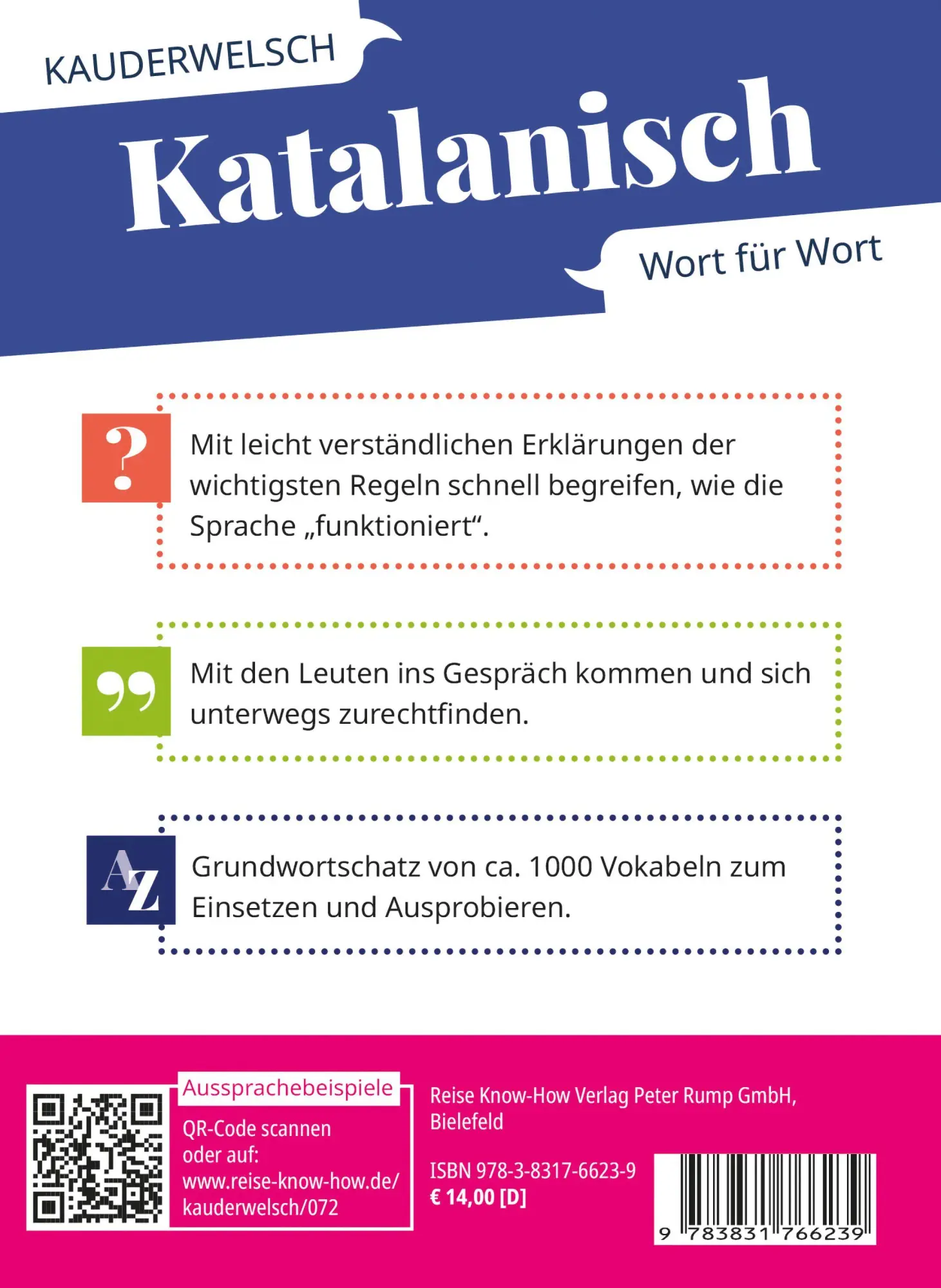 Bild: 9783831766239 | Reise Know-How Katalanisch - Wort für Wort | Nicole Biarnés | Buch