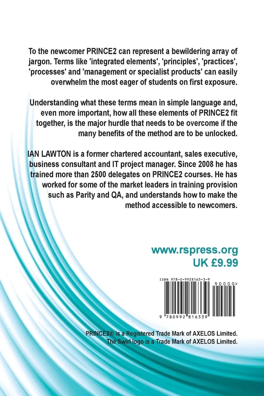 Rückseite: 9780992816339 | PRINCE2 7 Made Simple | Updated for 7th Edition | Ian Lawton | Buch
