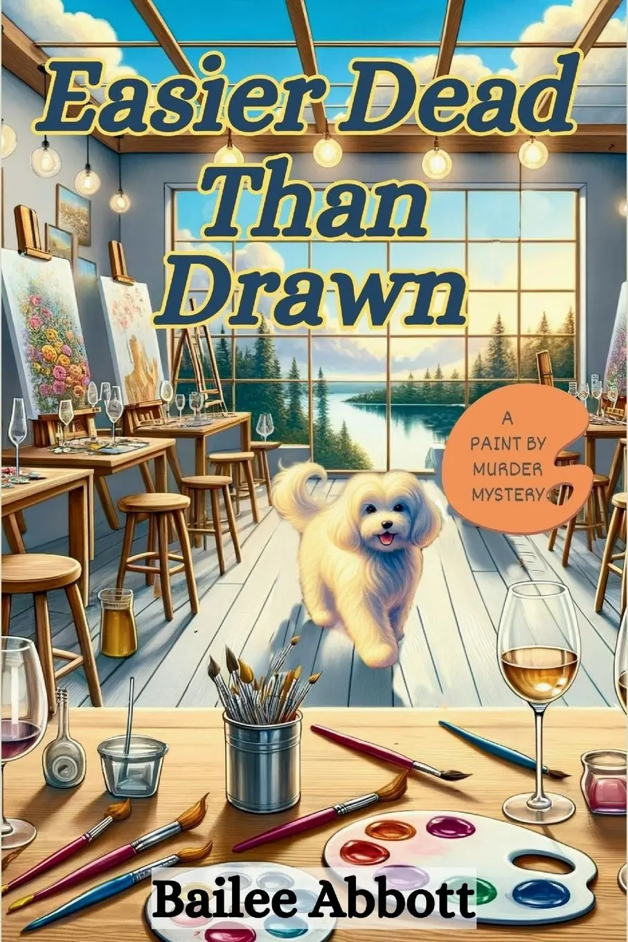 Cover: 9781685126339 | Easier Dead Than Drawn | A Paint by Murder Mystery | Bailee Abbott