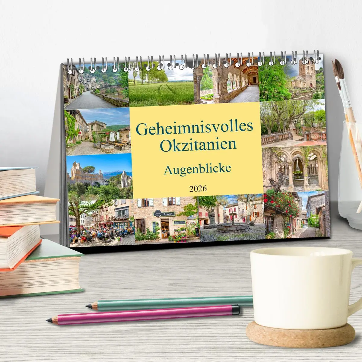 Bild: 9783457466339 | Geheimnisvolles Okzitanien. Augenblicke (Tischkalender 2026 DIN A5...