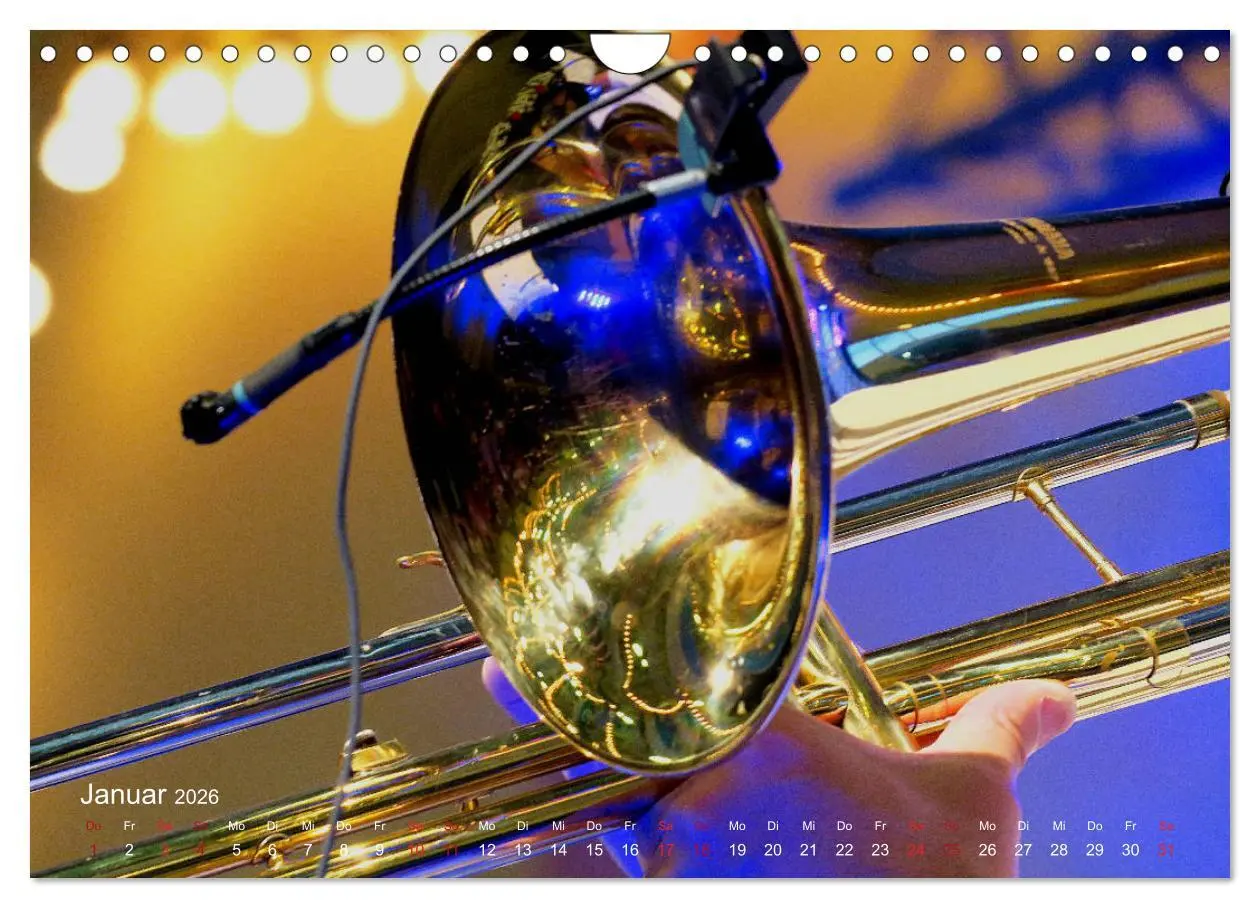 Bild: 9783457846339 | Blasinstrumente im Rampenlicht (Wandkalender 2026 DIN A4 quer),...