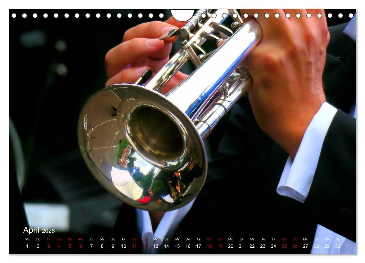 Bild: 9783457846339 | Blasinstrumente im Rampenlicht (Wandkalender 2026 DIN A4 quer),...