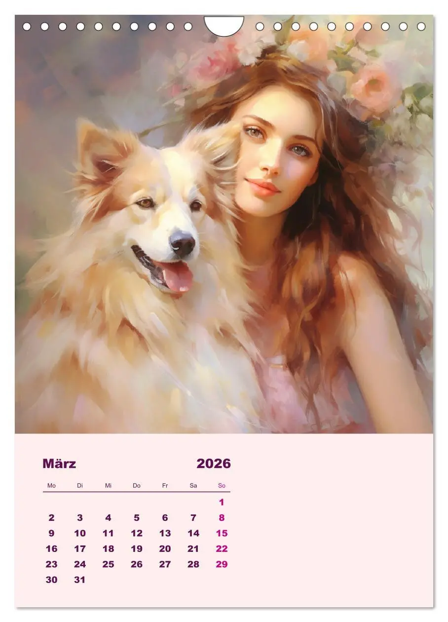 Bild: 9783516316339 | Elfen mit Krafttieren. Zauberhafte Lichtwesen (Wandkalender 2026...