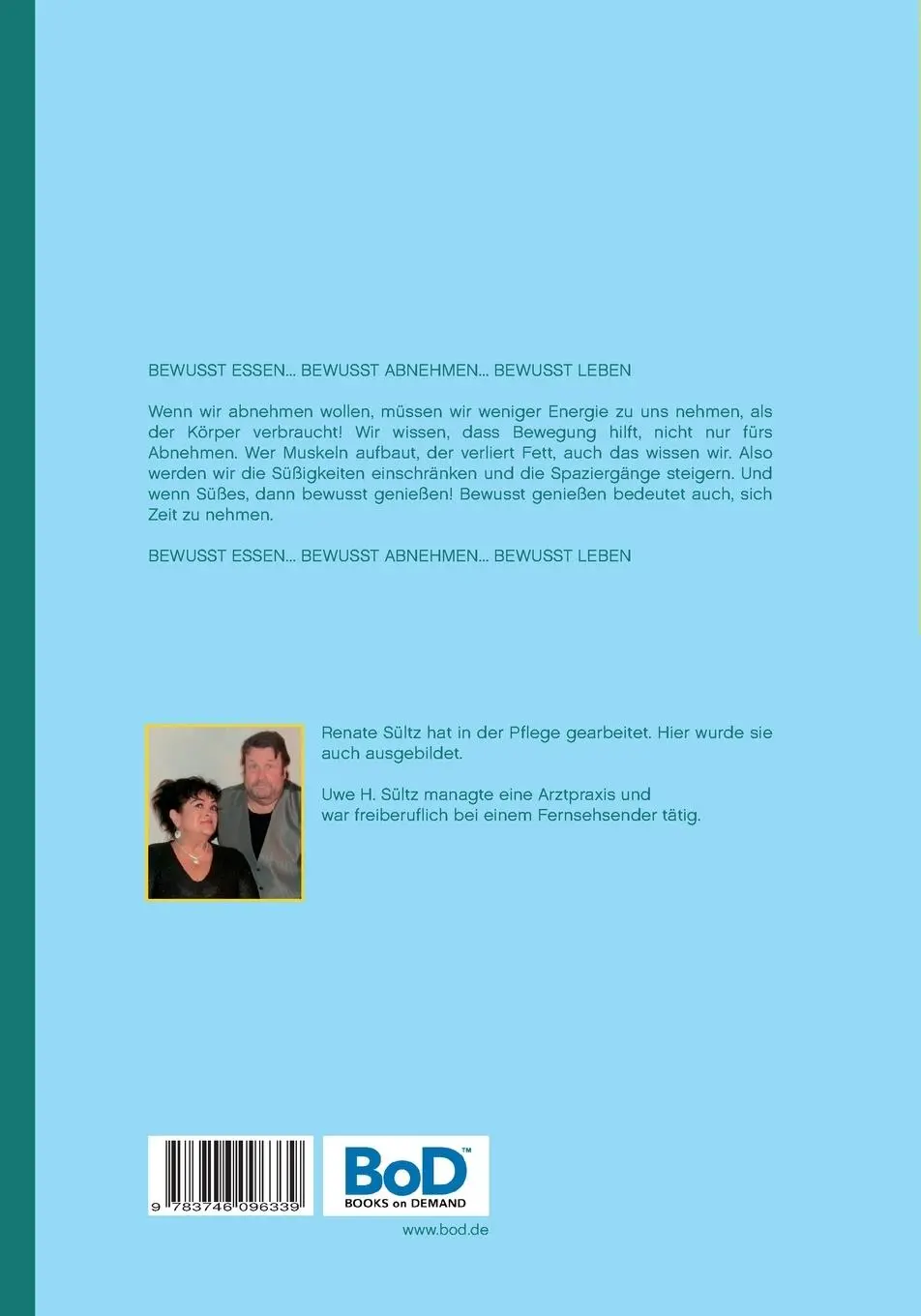 Rückseite: 9783746096339 | Abnehm-Tagebuch - Diät-Tagebuch - XXL - zur Selbstkontrolle | Buch