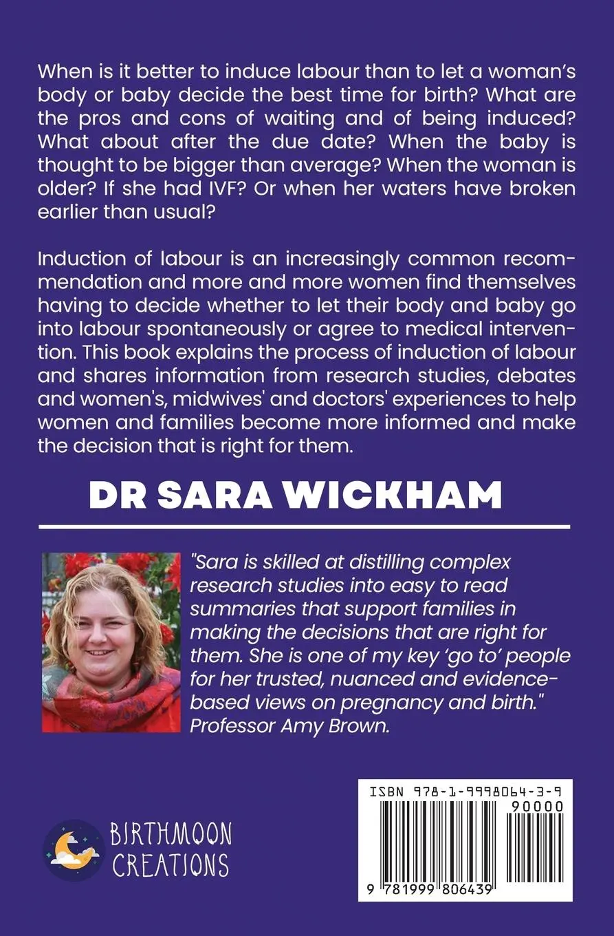 Rückseite: 9781999806439 | Inducing Labour | making informed decisions | Sara Wickham | Buch