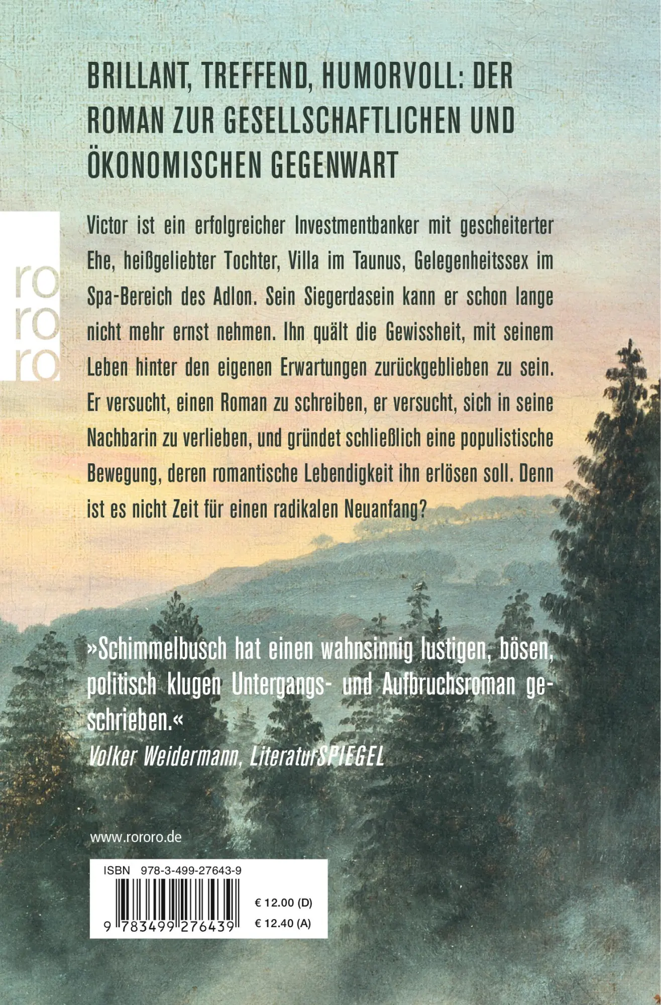Rückseite: 9783499276439 | Hochdeutschland | Alexander Schimmelbusch | Taschenbuch | 224 S.