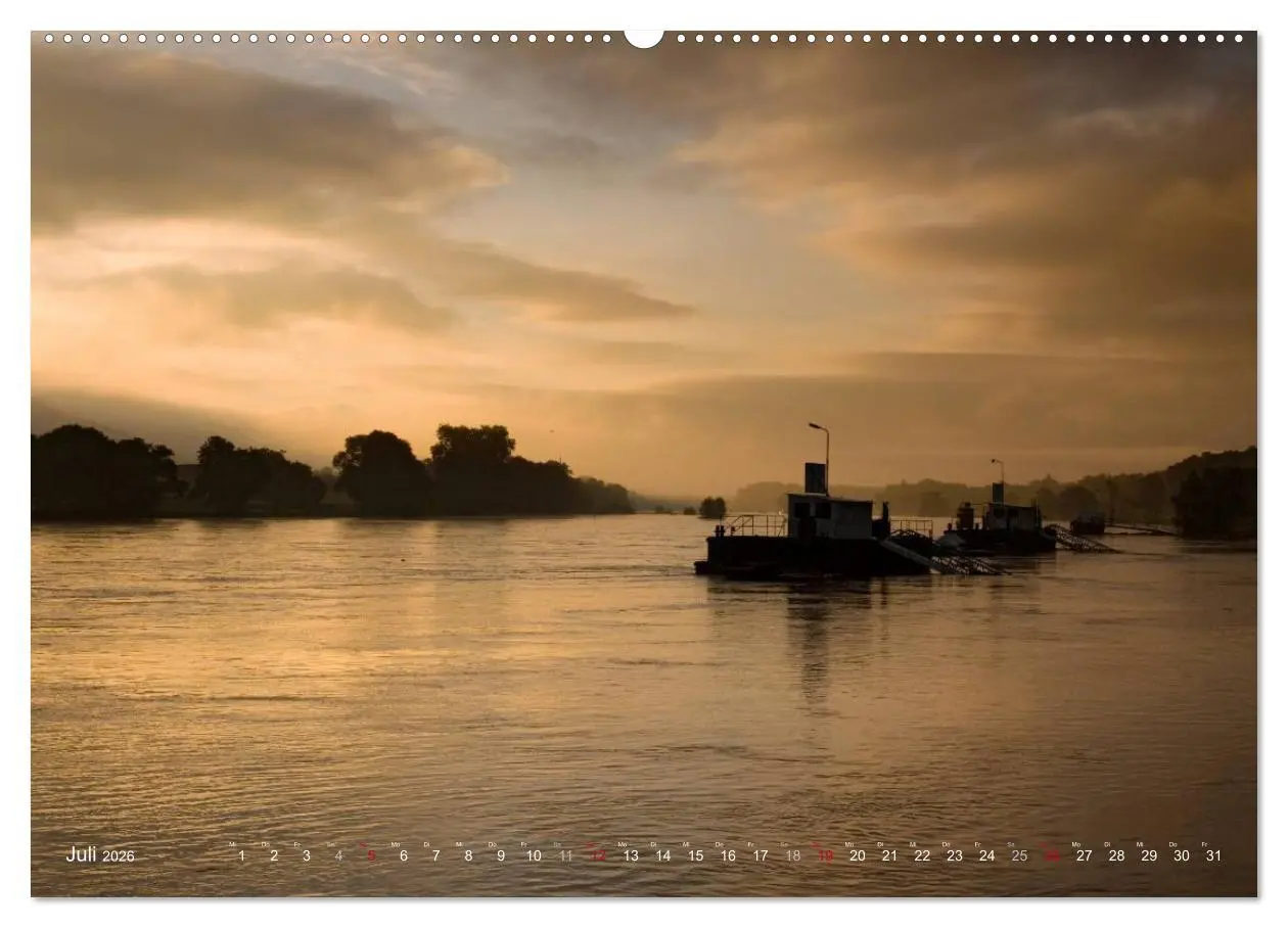 Bild: 9783516096439 | Die Elbe in Dresden-Laubegast (Wandkalender 2026 DIN A2 quer),...