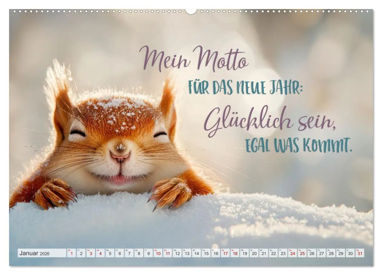 Bild: 9783516166439 | Ein tierisch gutes Jahr (Wandkalender 2026 DIN A2 quer), CALVENDO...