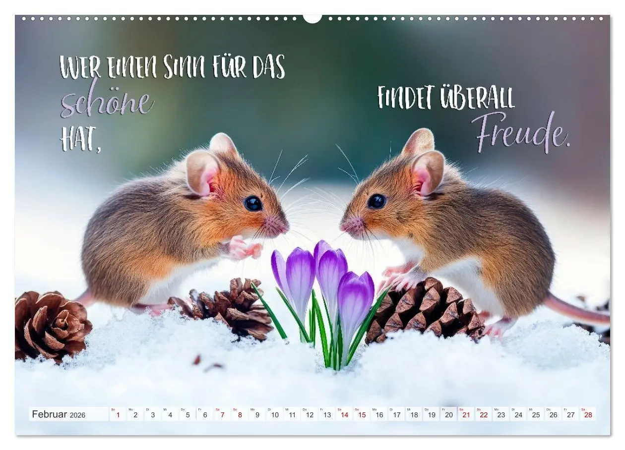 Bild: 9783516166439 | Ein tierisch gutes Jahr (Wandkalender 2026 DIN A2 quer), CALVENDO...