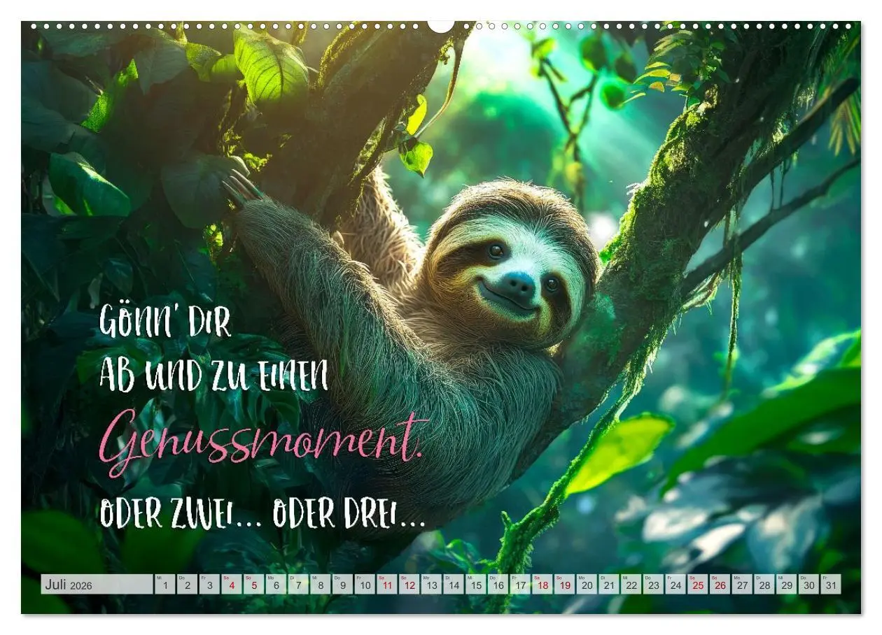 Bild: 9783516166439 | Ein tierisch gutes Jahr (Wandkalender 2026 DIN A2 quer), CALVENDO...