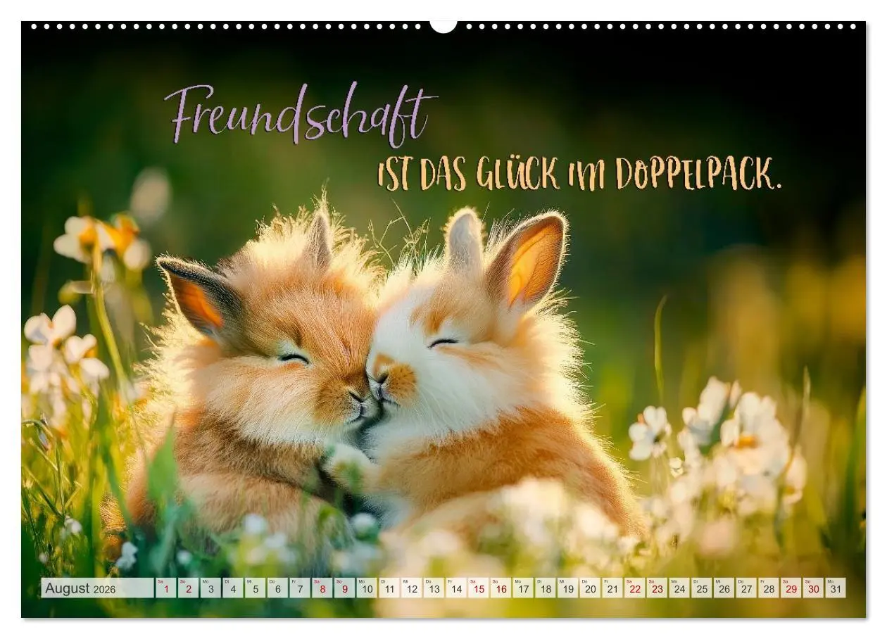 Bild: 9783516166439 | Ein tierisch gutes Jahr (Wandkalender 2026 DIN A2 quer), CALVENDO...