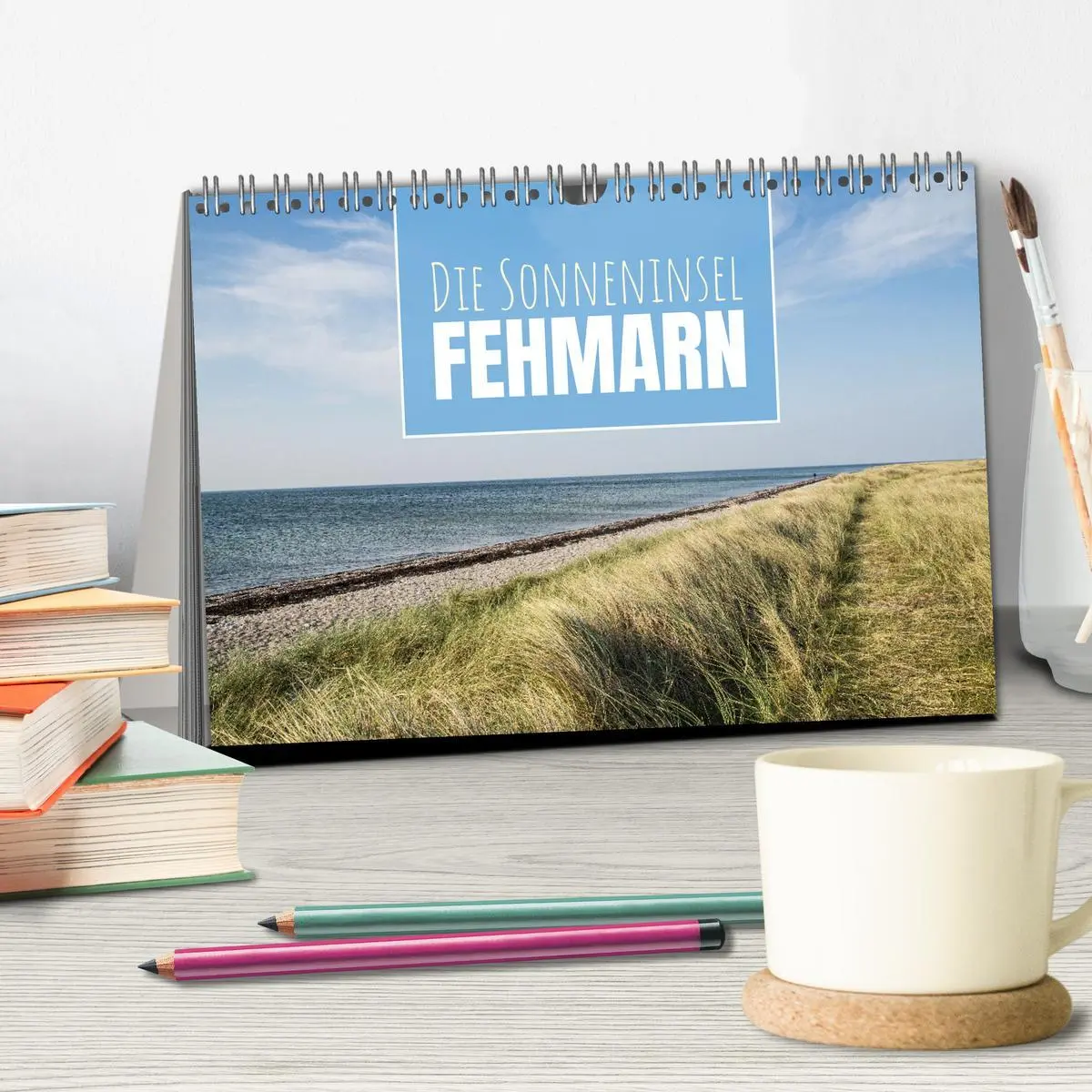 Bild: 9783516616439 | Die Sonneninsel Fehmarn (Tischkalender 2026 DIN A5 quer), CALVENDO...