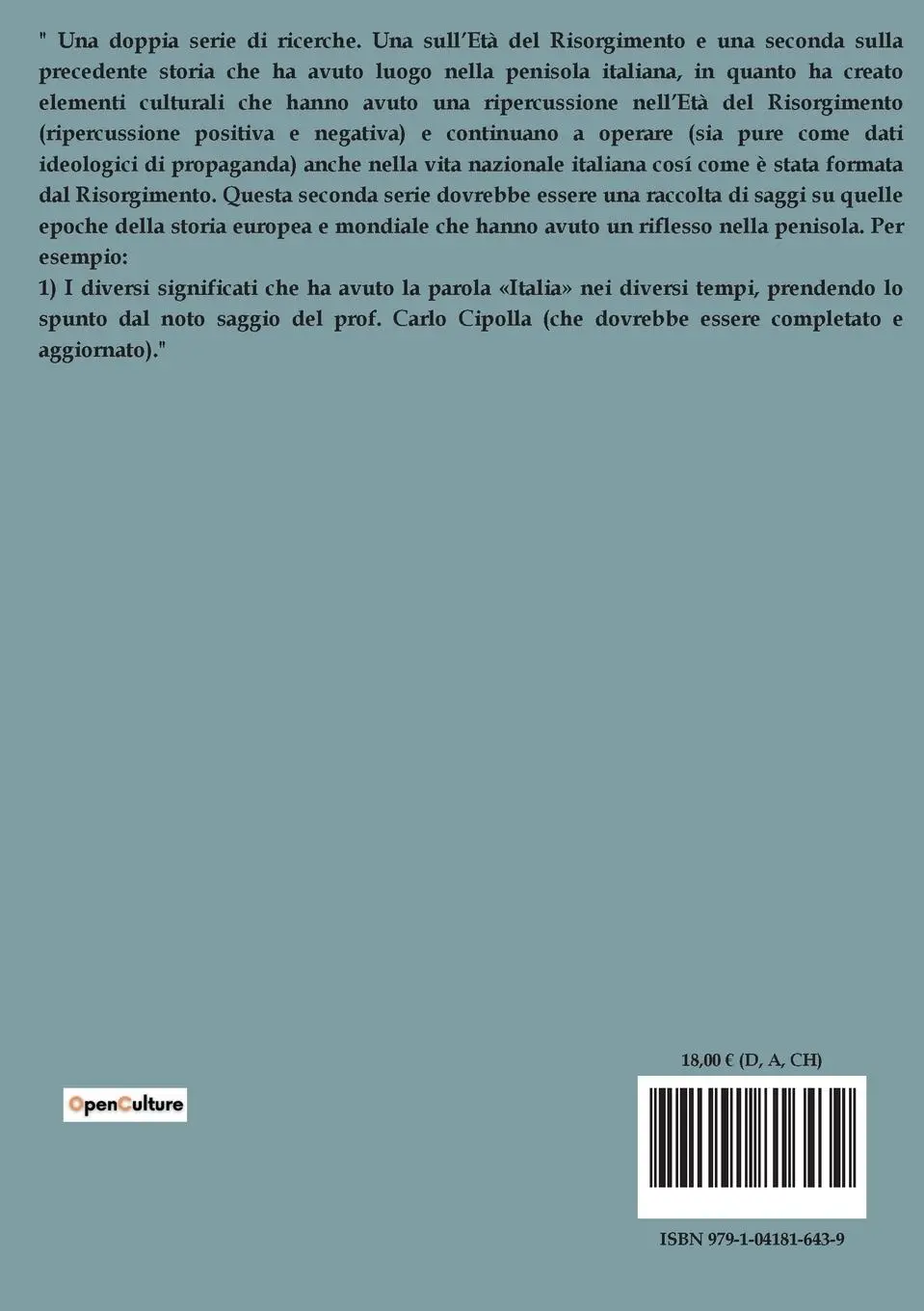 Rückseite: 9791041816439 | Il Risorgimento | Antonio Gramsci | Taschenbuch | Philosophie | 2023