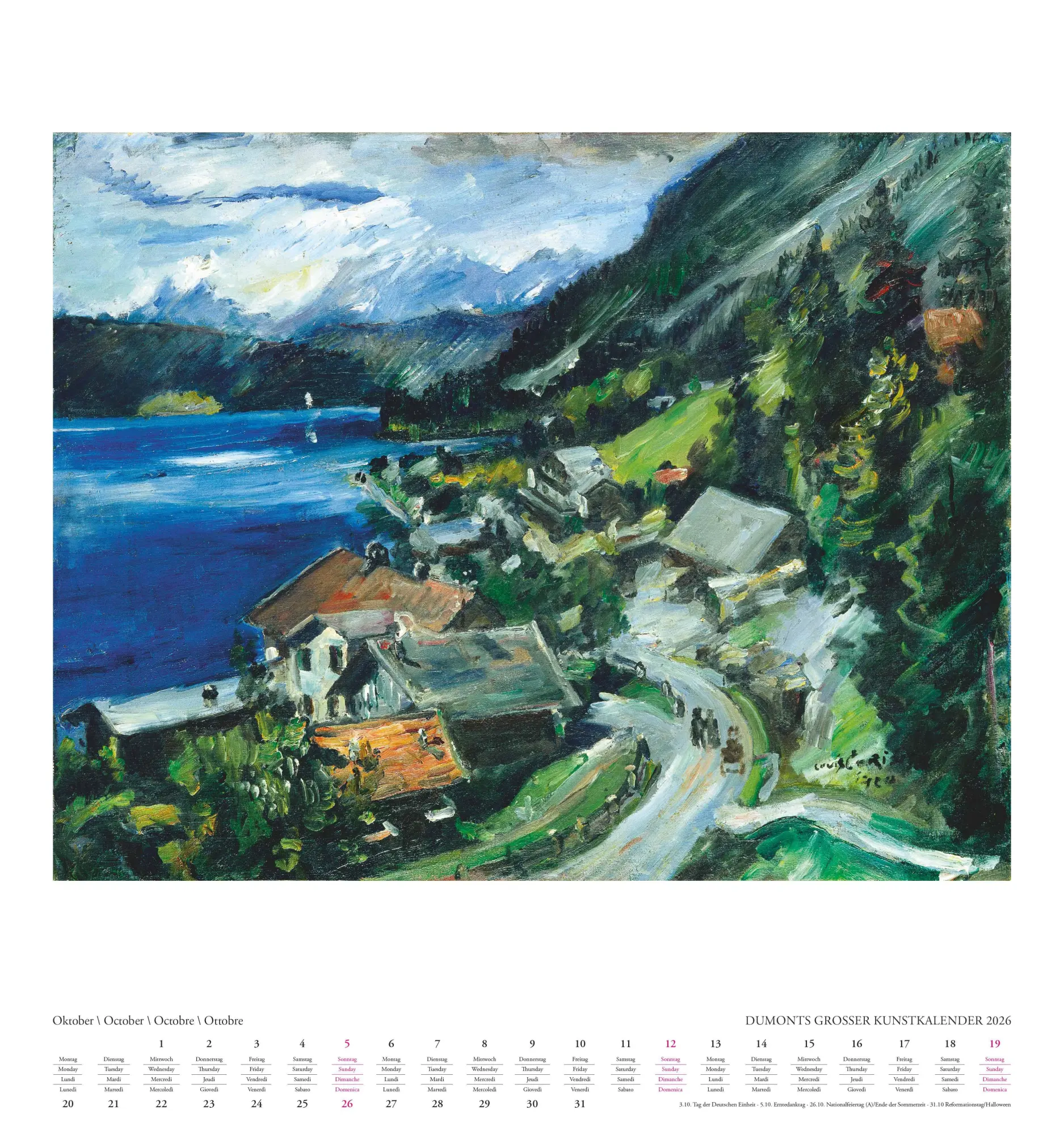 Bild: 4069095006539 | DUMONTS Großer Kunstkalender 2026 - Klassische Moderne,...
