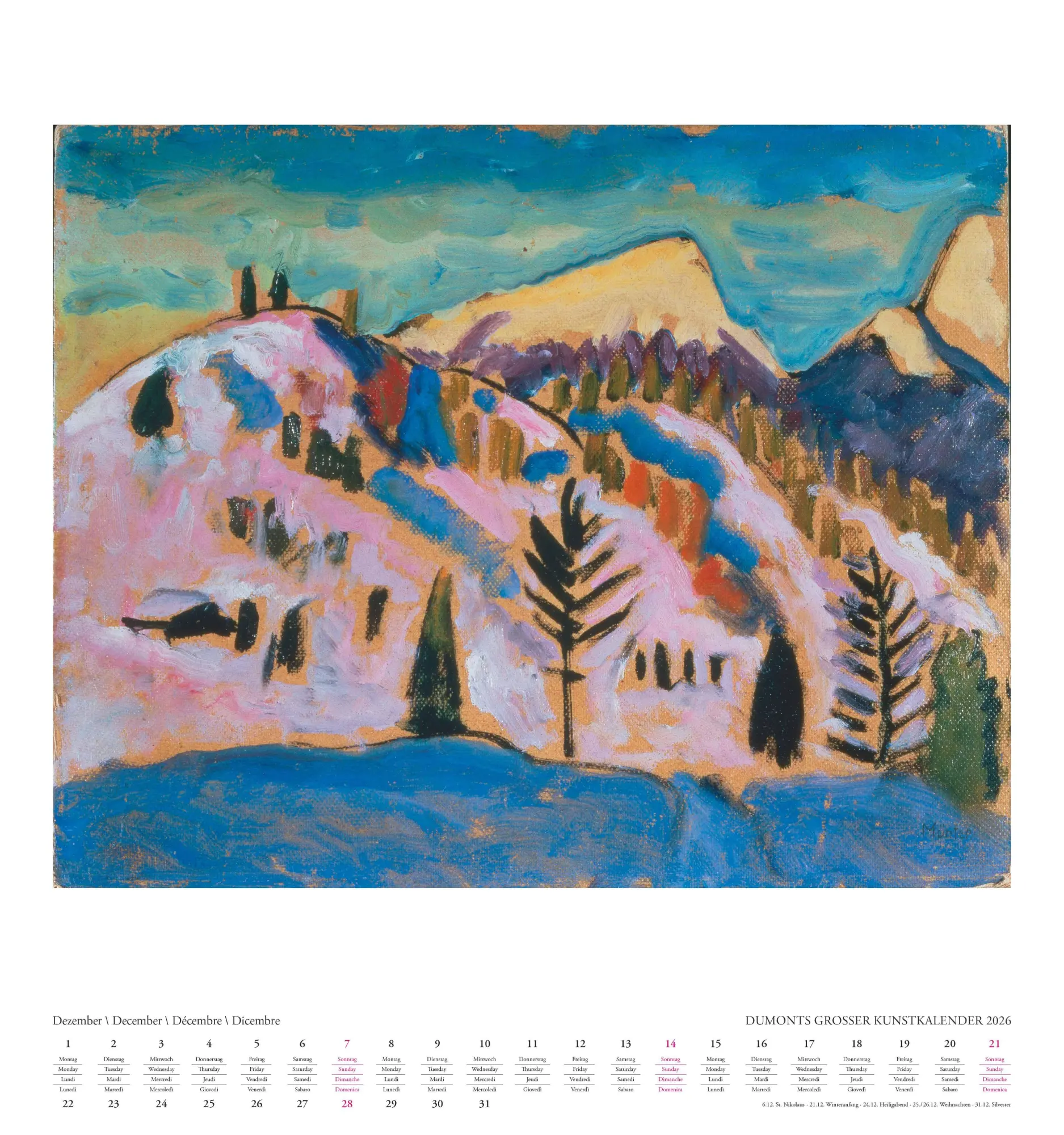 Bild: 4069095006539 | DUMONTS Großer Kunstkalender 2026 - Klassische Moderne,...