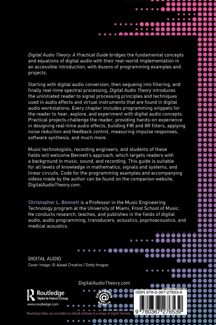 Rückseite: 9780367276539 | Digital Audio Theory | A Practical Guide | Christopher L. Bennett