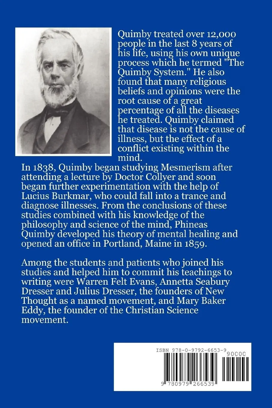 Rückseite: 9780979266539 | Healing | Collected Writings of Phineas Parkhurst Quimby | Taschenbuch