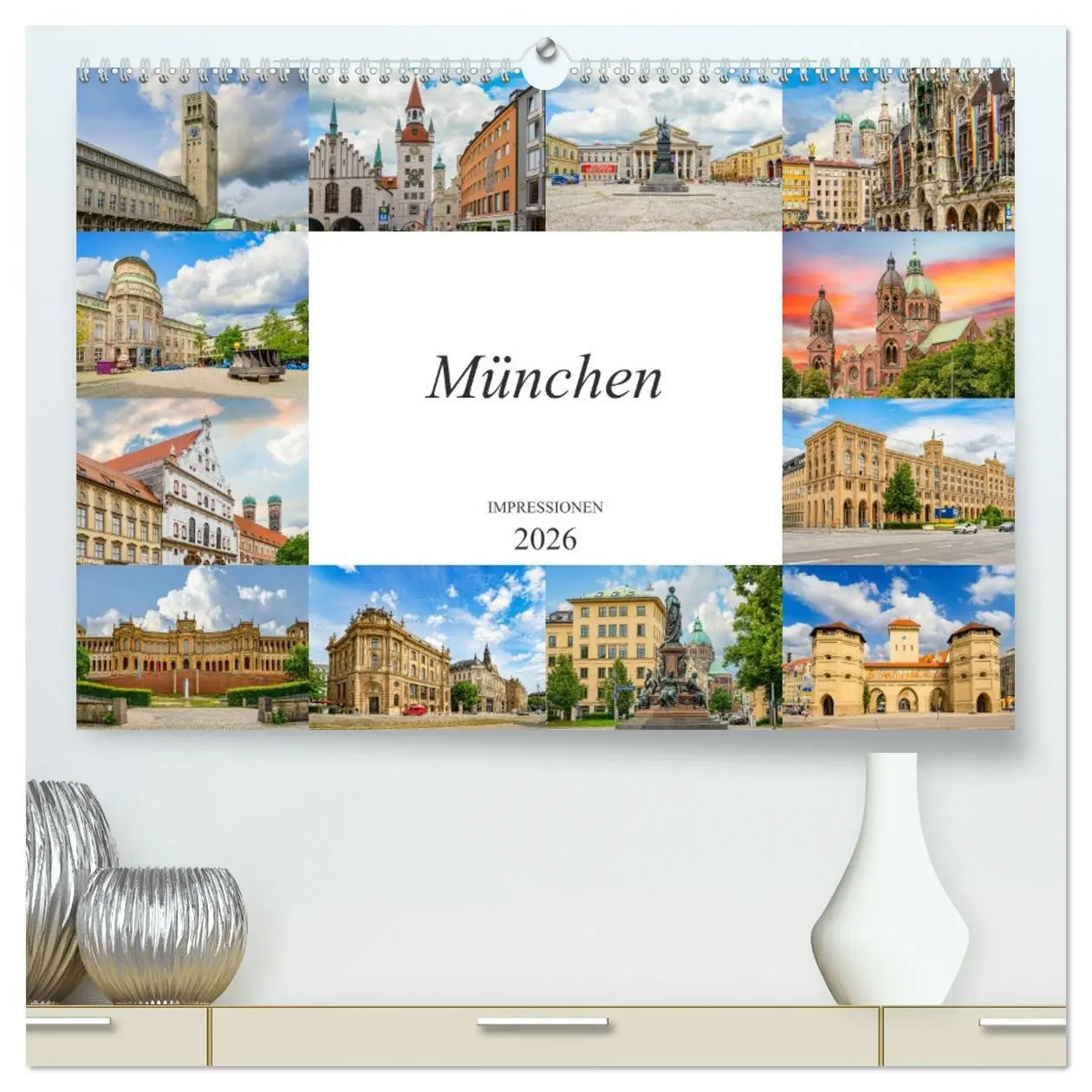 Cover: 9783457686539 | München Impressionen (hochwertiger Premium Wandkalender 2026 DIN A2...