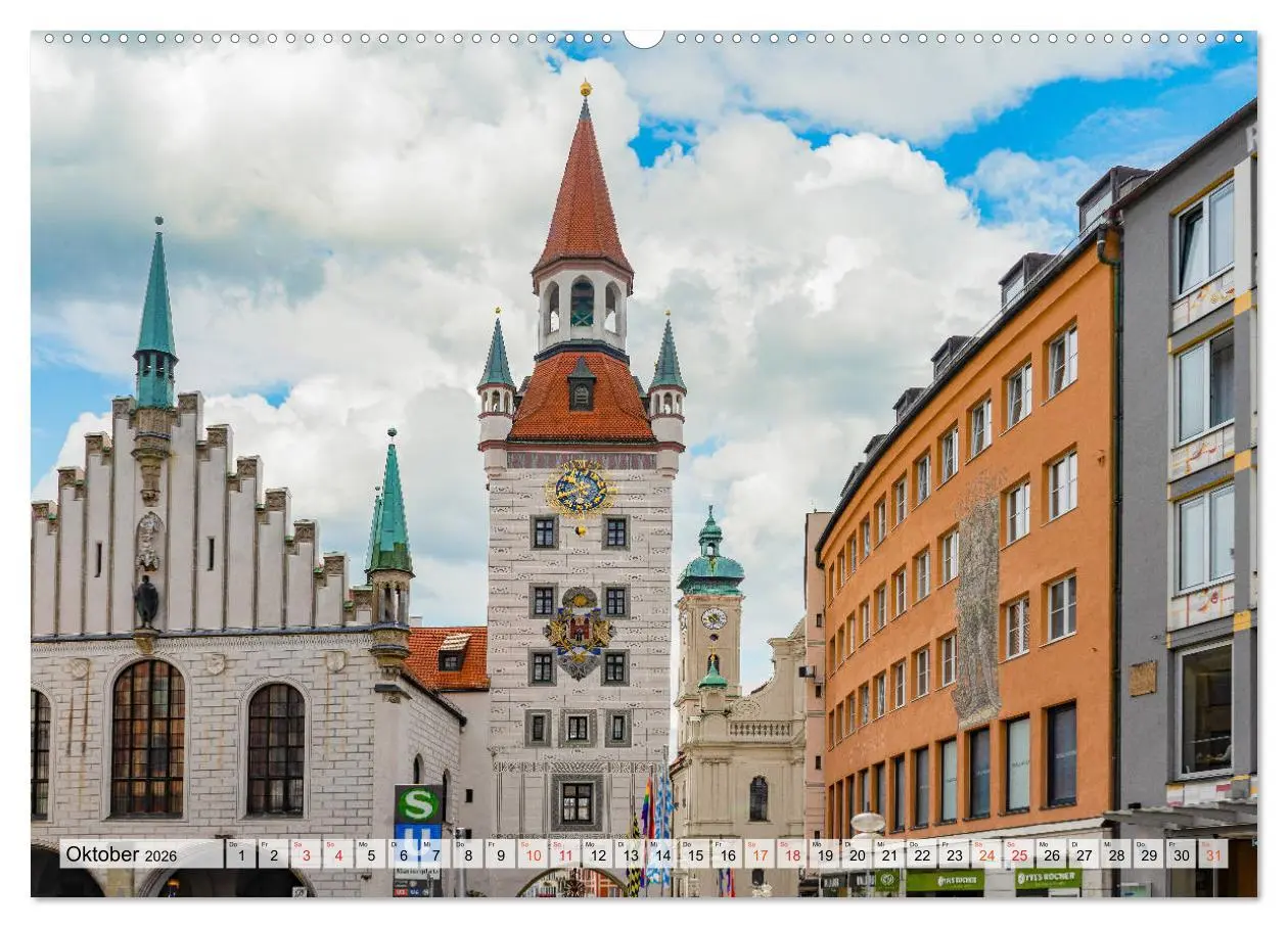 Bild: 9783457686539 | München Impressionen (hochwertiger Premium Wandkalender 2026 DIN A2...