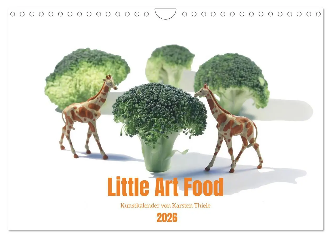Cover: 9783516606539 | Little Art Food Kunstkalender (Wandkalender 2026 DIN A4 quer),...