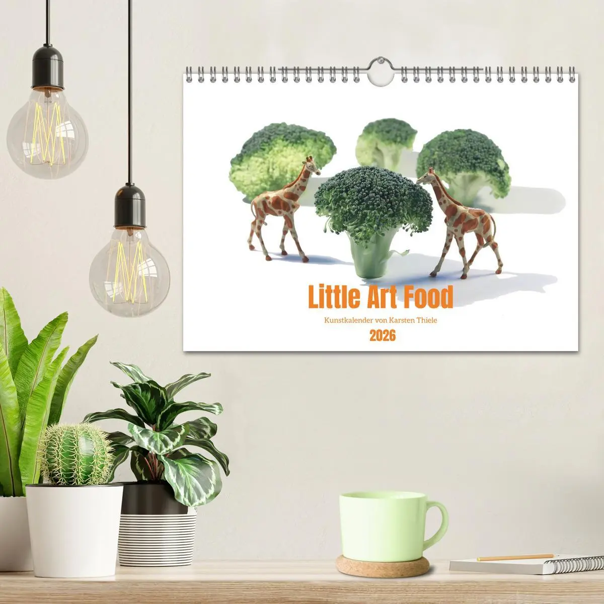 Bild: 9783516606539 | Little Art Food Kunstkalender (Wandkalender 2026 DIN A4 quer),...