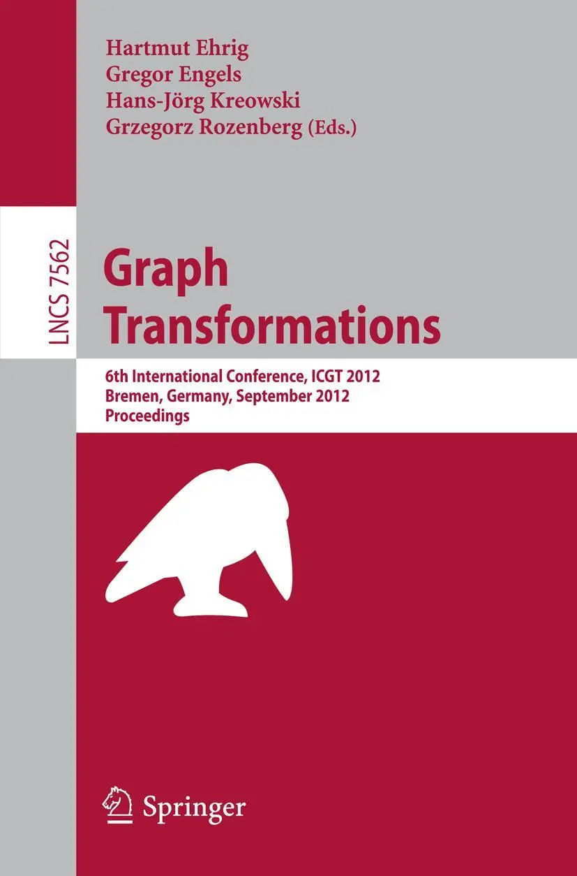 Cover: 9783642336539 | Graph Transformation | Hartmut Ehrig (u. a.) | Taschenbuch | xii