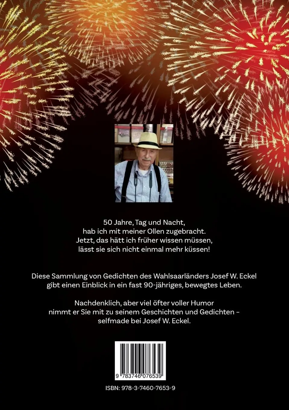 Rückseite: 9783746076539 | Feuerwerk der guten Laune | Josef W. Eckel | Taschenbuch | 100 S.