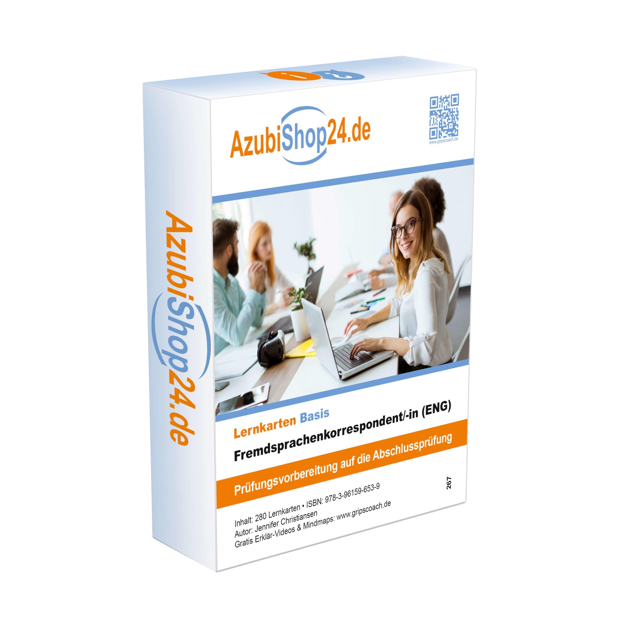 Cover: 9783961596539 | AzubiShop24.de Lernkarten Fremdsprachenkorrespondent | Christiansen