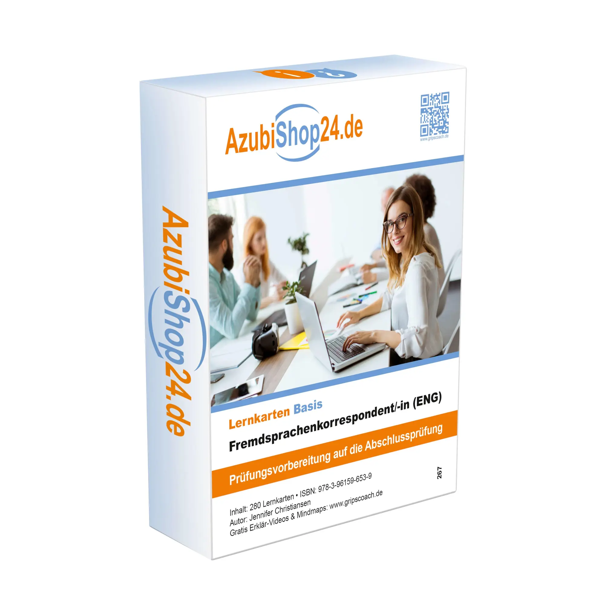 Cover: 9783961596539 | AzubiShop24.de Lernkarten Fremdsprachenkorrespondent | Christiansen