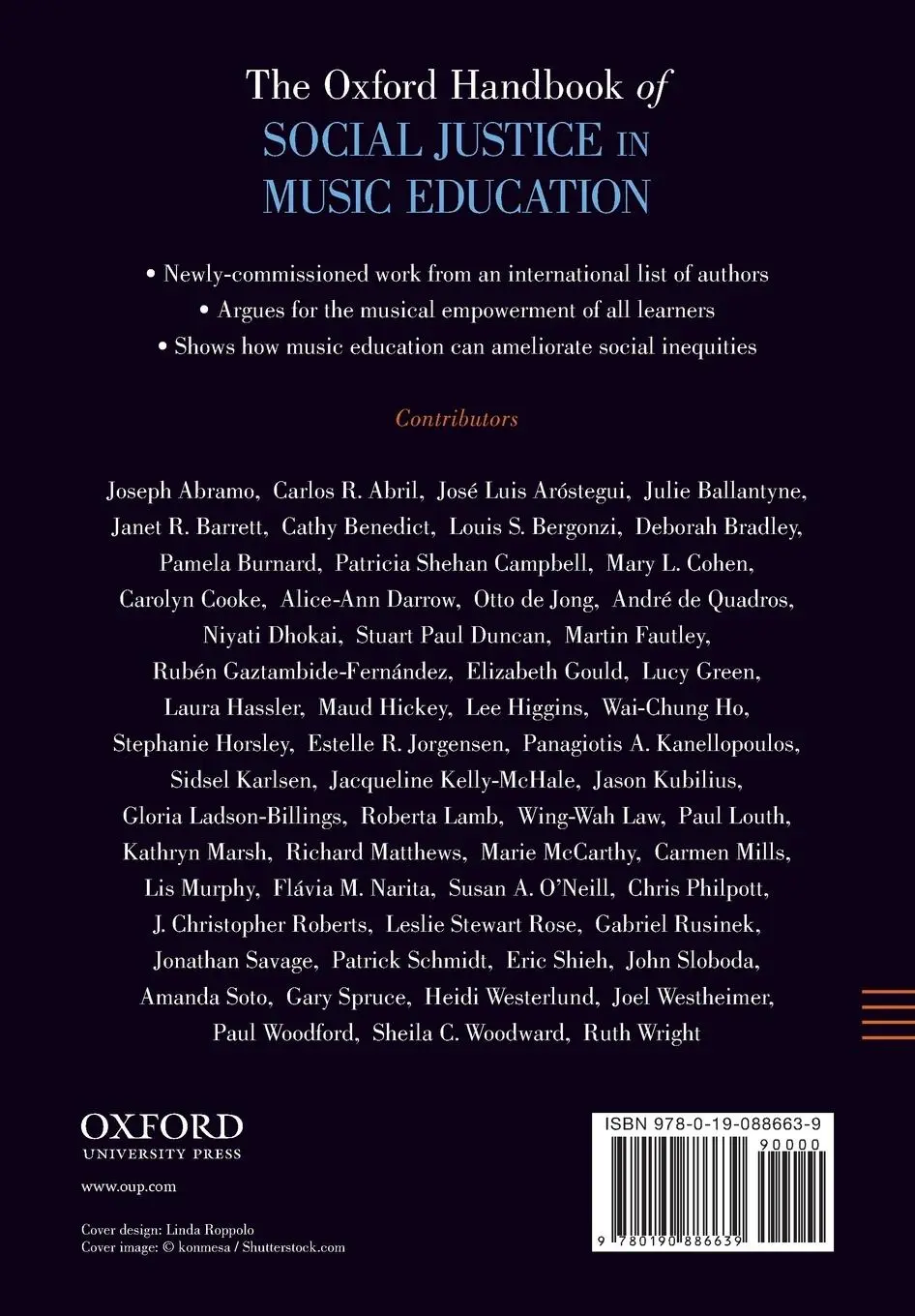 Rückseite: 9780190886639 | Oxford Handbook of Social Justice in Music Education | Taschenbuch