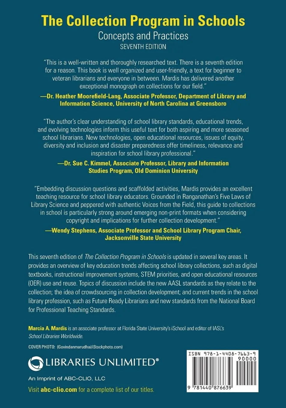 Rückseite: 9781440876639 | The Collection Program in Schools | Concepts and Practices | Mardis