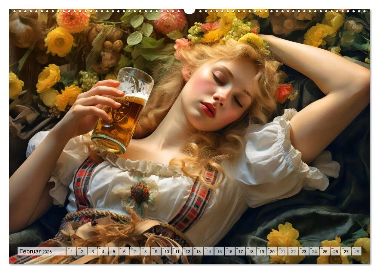 Bild: 9783457506639 | Bierzeltköniginnen - Biergenuss im Dirndl (Wandkalender 2026 DIN A2...