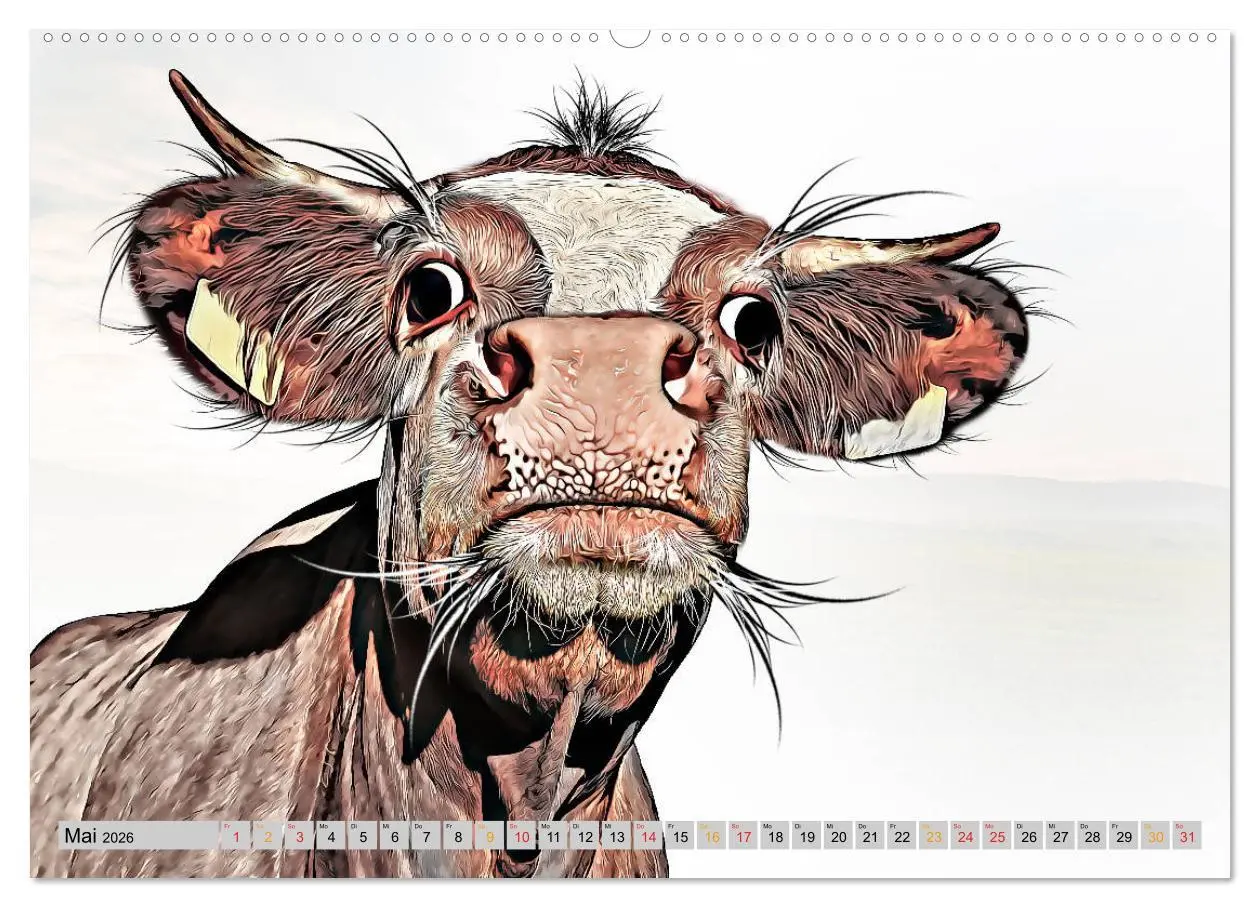 Bild: 9783457676639 | Rindviecher unglaublich (hochwertiger Premium Wandkalender 2026 DIN...