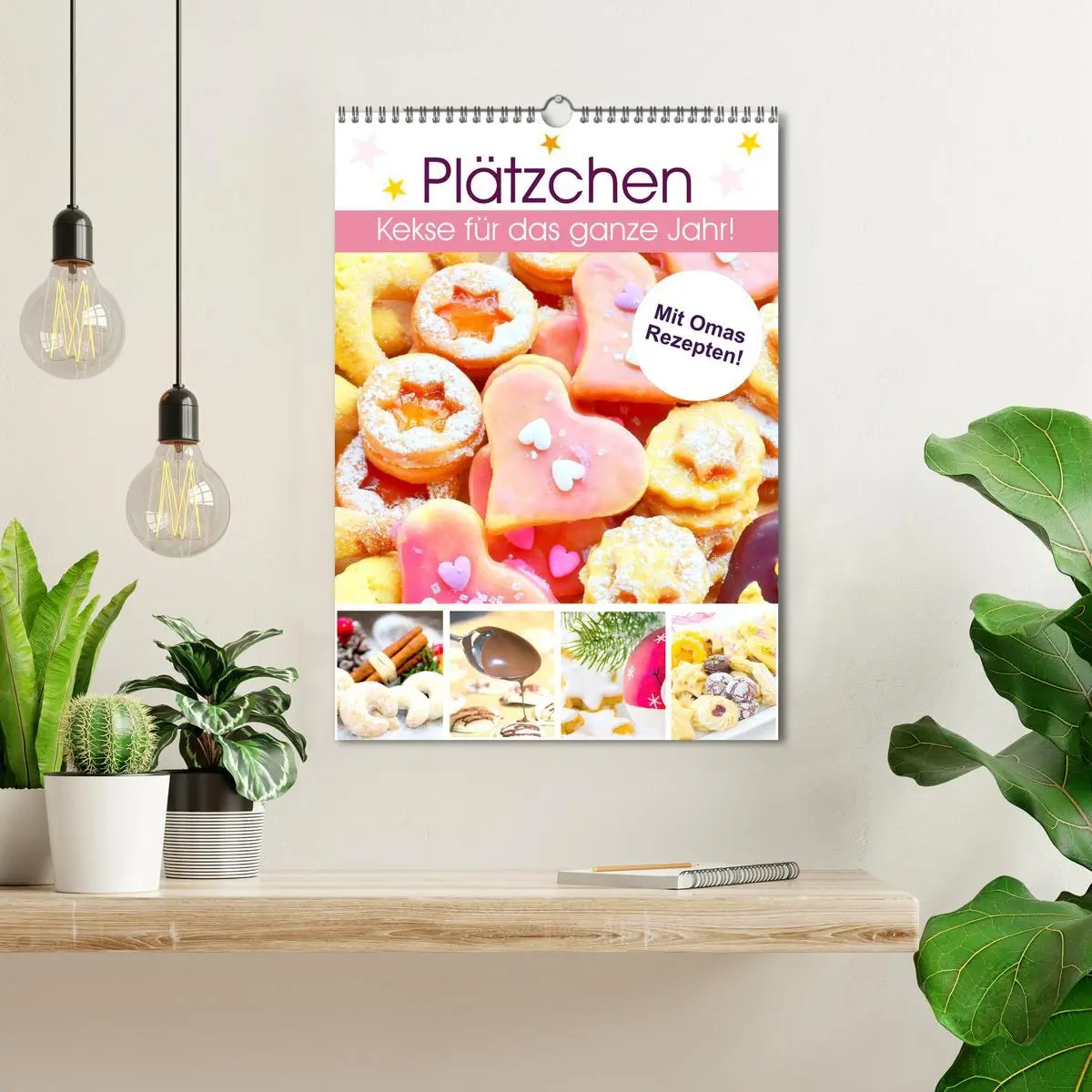 Bild: 9783516386639 | Plätzchen. Kekse für das ganze Jahr! (Wandkalender 2026 DIN A3...