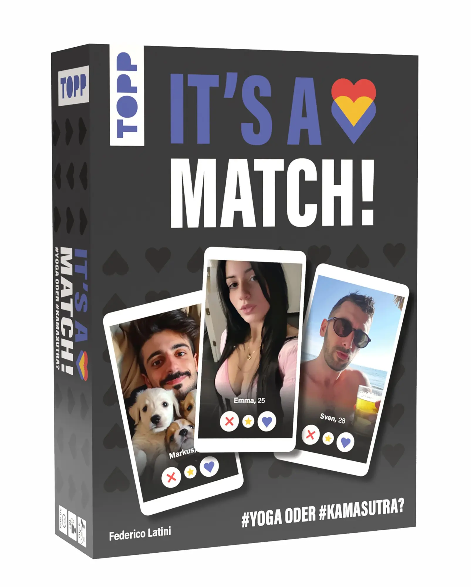 Cover: 4007742186739 | It's A Match! #yoga oder #kamasutra? | Federico Latini | Spiel | 2026