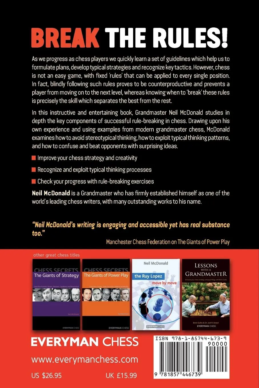 Rückseite: 9781857446739 | Break the Rules | Neil Mcdonald | Taschenbuch | Englisch | 2012